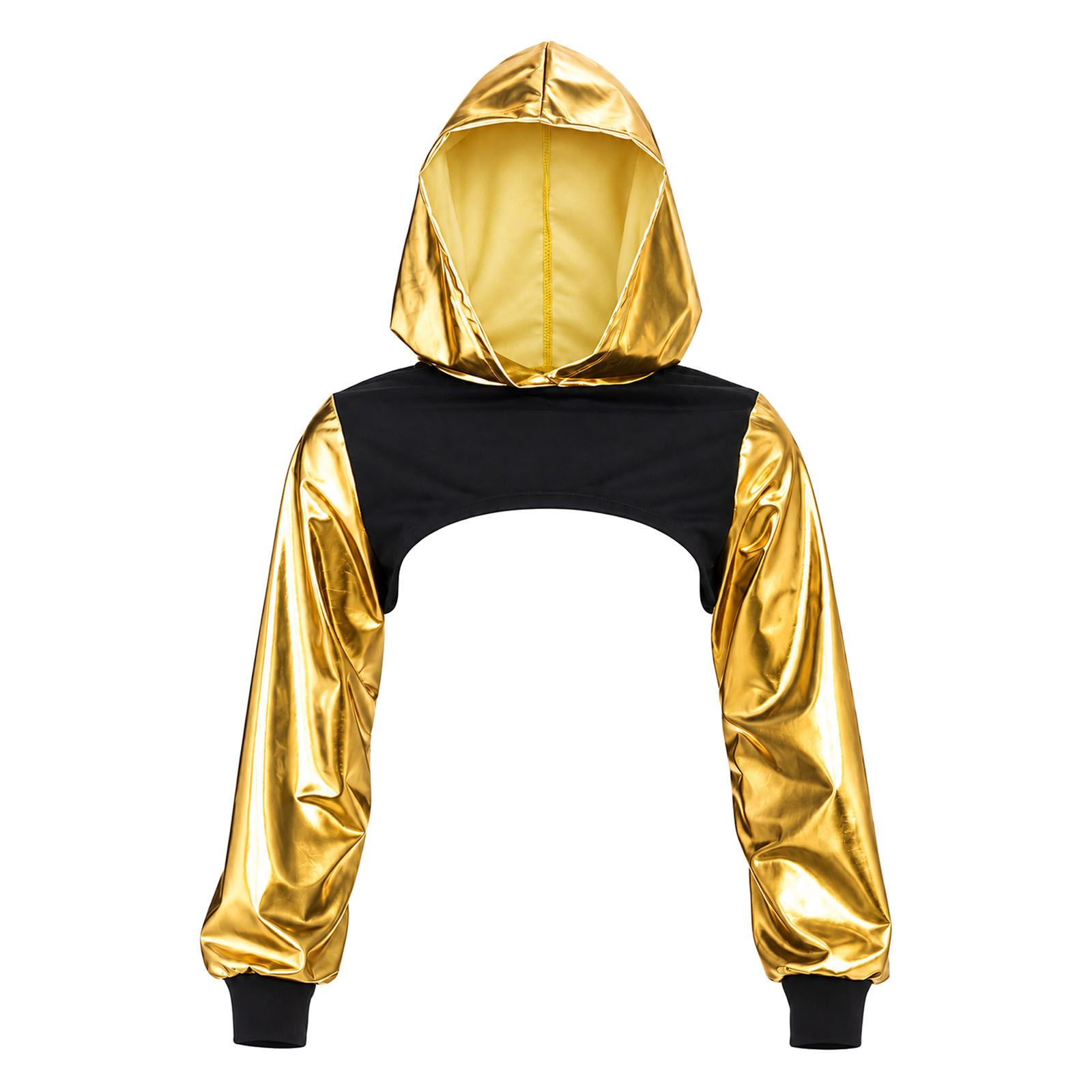 Womens Metallic Cropped Hoodie - Music recension och pris