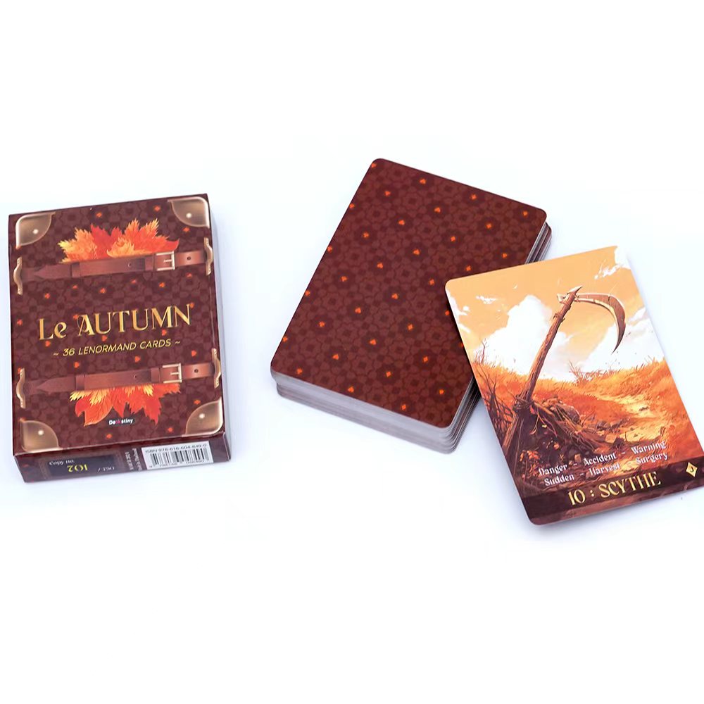 Lenormand Tarot Deck Le Autumn - Tarot Deck With Guidebook recension och pris