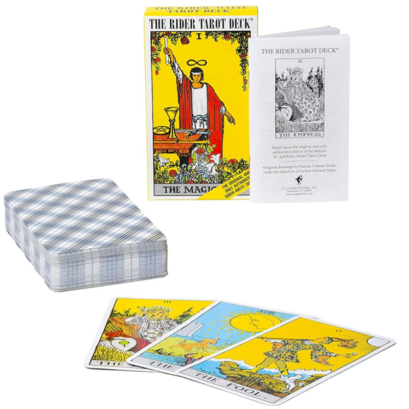 The Rider Tarot Deck English/S - Tarot Deck With Guidebook recension och pris
