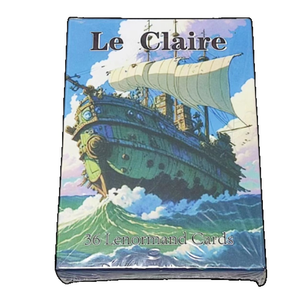 10.4*7.3cm Le Claire Lenormand - Tarot Deck With Guidebook recension och pris