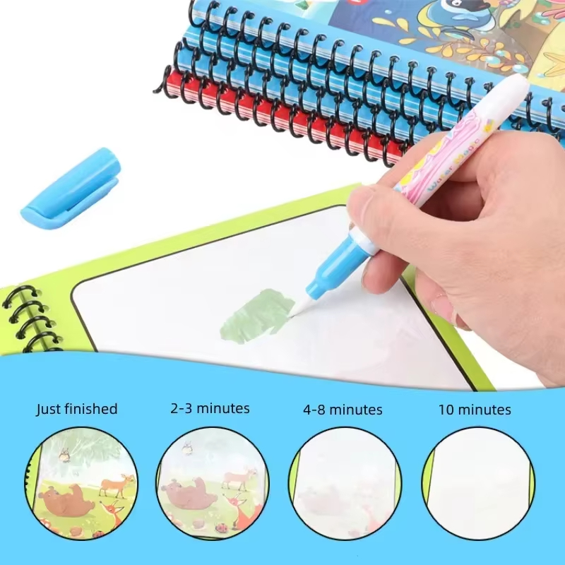 1PC Children Watercolor Painti - Reusable Water Magic Coloring Book recension och pris