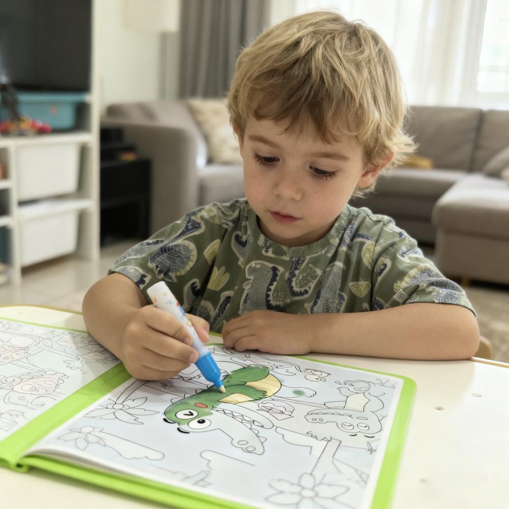 Magic Water Drawing Book DIY D - Reusable Water Magic Coloring Book recension och pris