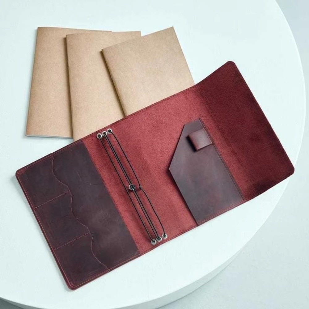 Vintage A5 Notebook Organizer  - Vintage Leather Journal Notebook recension och pris