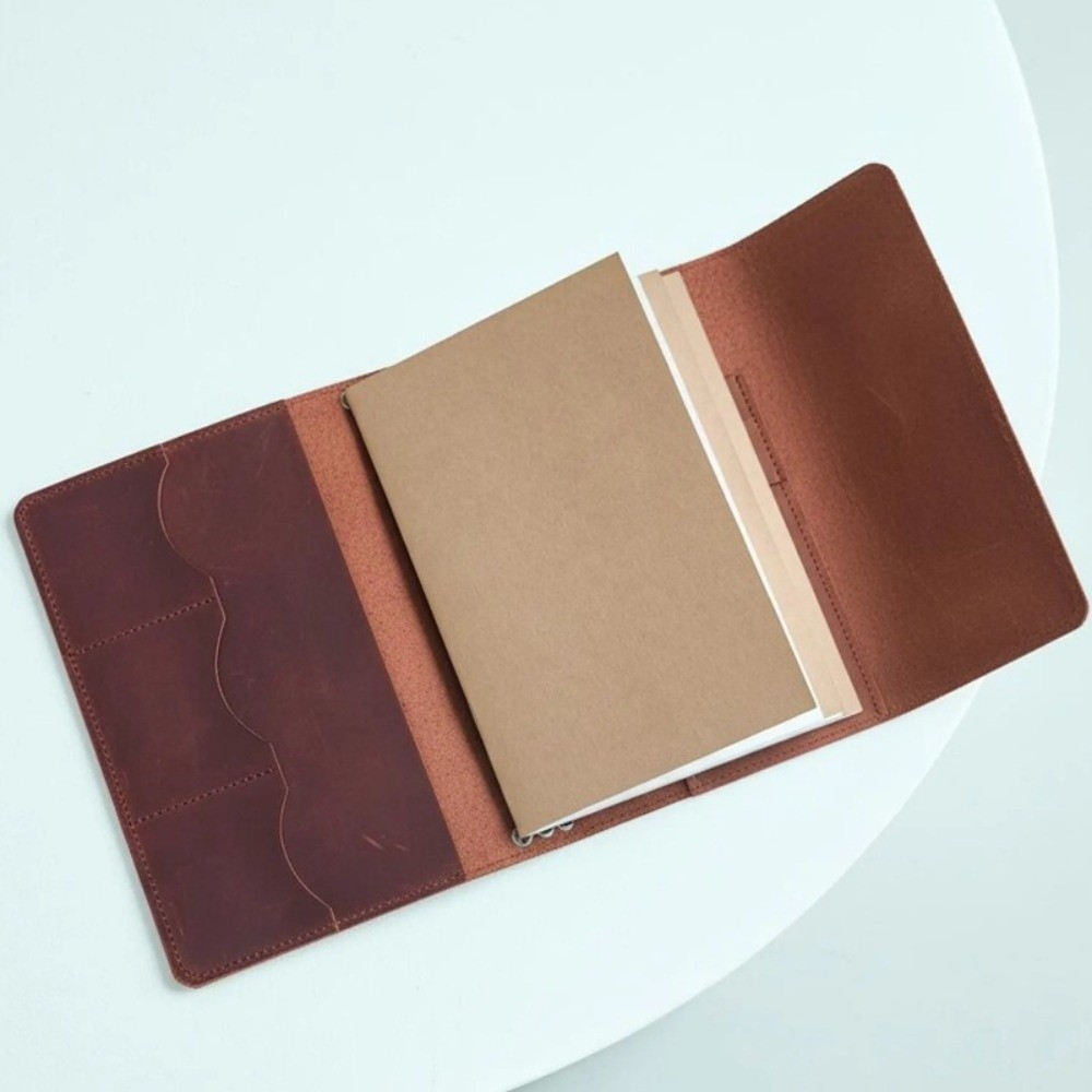 Vintage A5 Notebook Organizer  - Vintage Leather Journal Notebook recension och pris