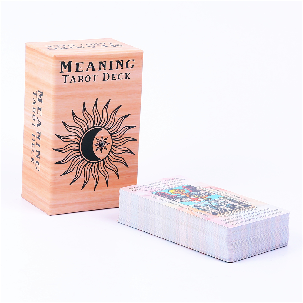 12*7cm Meaning Tarot Deck In S - Tarot Deck With Guidebook recension och pris