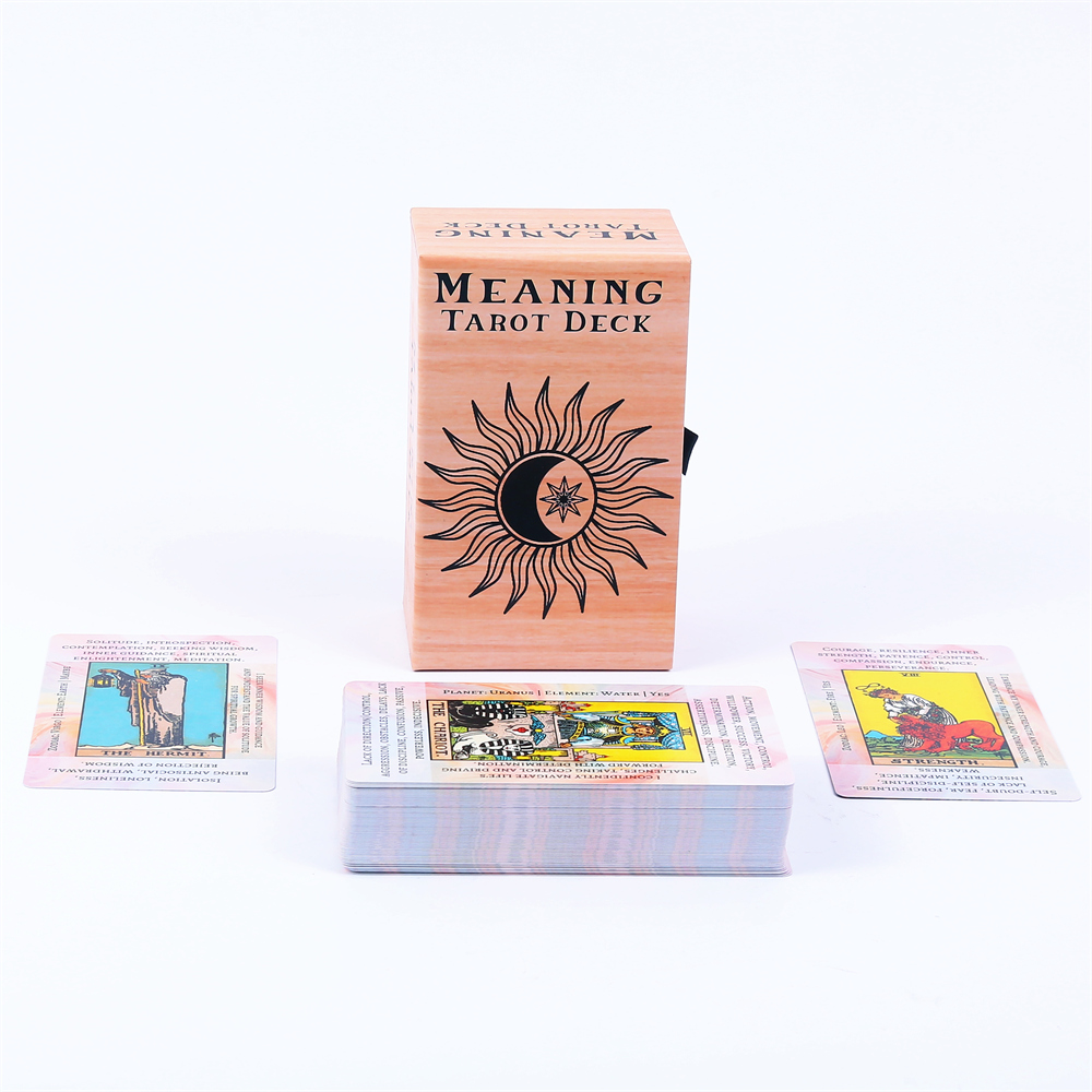12*7cm Meaning Tarot Deck In S - Tarot Deck With Guidebook recension och pris