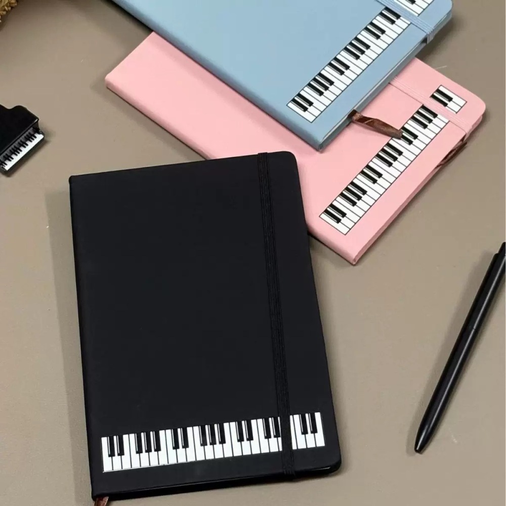 Music Theme Notebook Piano Sty - Blank Sheet Music Notebook recension och pris