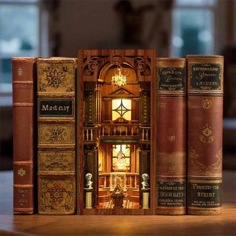 The philosophical Library Casa - Diy Wooden Book Nook Kit Shelf Insert recension och pris